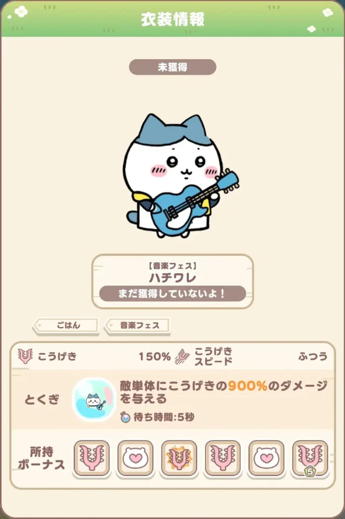 音楽フェス(前半)ハチワレ