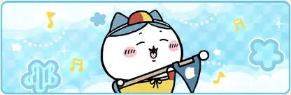 ハチワレ（ビーチ）(プロフカード)