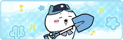 ハチワレ（ピクニック）(プロフカード)