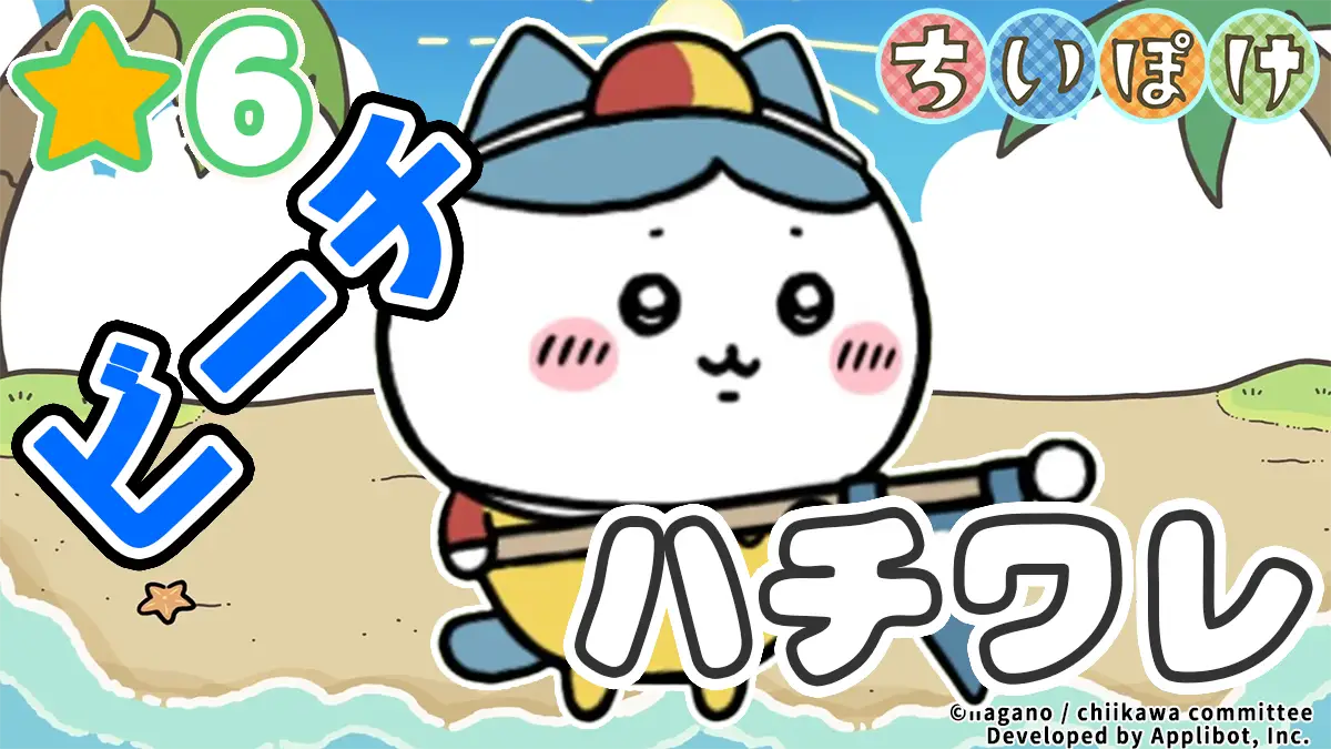 ハチワレ（ビーチ）