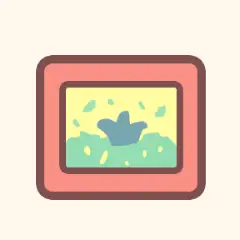 壁かけ：草のアート