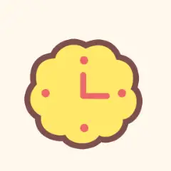 置きもの：壁かけの時計