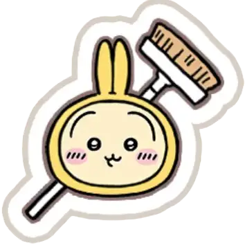 うさぎ（パジャマ）(スタンプ)