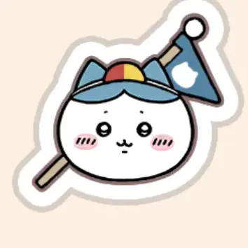 ハチワレ（ビーチ）(スタンプ)