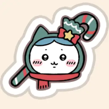 ハチワレ（クリスマス）(スタンプ)