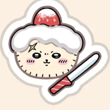 ラッコ（クリスマス）(スタンプ)