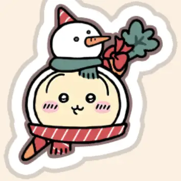 うさぎ(クリスマス)(スタンプ)